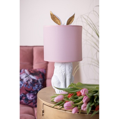 Table lamp resin white rabbit - lamp,