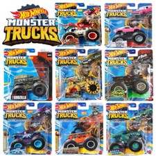 Hot Wheels Monster Trucks 2023 1:64 Scale Diecast Collectible Vehicles 