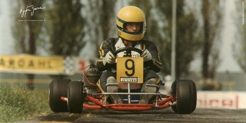 Ayrton senna dap kart 8x10 - dap,