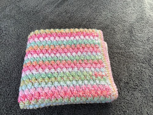 Handmade pink green orange - handmade, green,