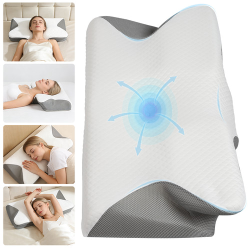 Ergonomic memory foam pillow - ergonomic,