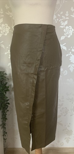 Zara faux leather skirt womens - skirt,