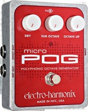 EHX ELECTRO HARMONIX MICRO POG POLYPHONIC OCTAVE GENERATOR