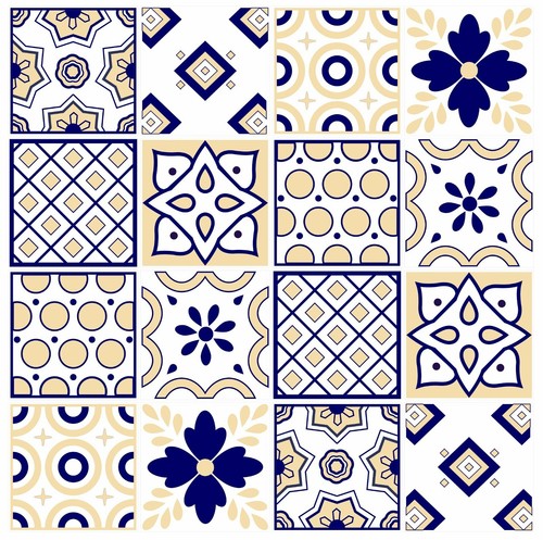 Tile stickers mosaic transfers - stickers,