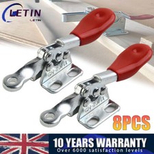8PCS Toggle Clamp Horizontal Clamp Quick Release Tool Hold Down Clamps Hand Tool