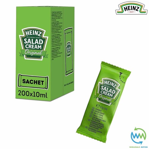 Heinz salad cream sachets - cream,