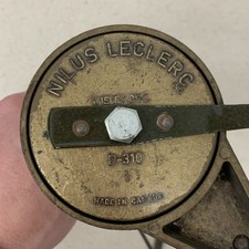Nilus LeClerc Brass Weaving Loom D-310 Hand Crank Bobbin Winder VTG Canadian