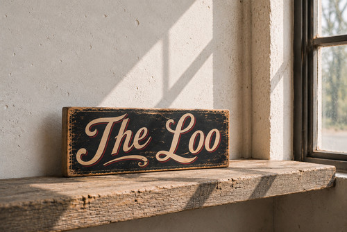 Loo vintage style bathroom - loo,