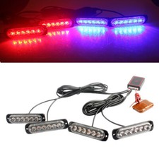 4x 6 LED Amber Recovery Strobe