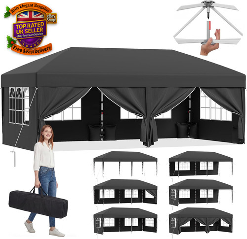 3x6m pop gazebo with - up,