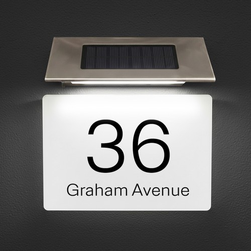 Custom outdoor house number - custom,