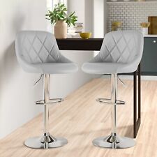 Neo Bar Stools 2X Faux Leather