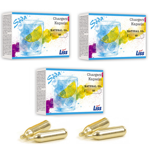Pack liss co2 cartridge - pack,