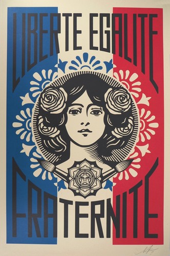 Shepard fairey liberty - shepard,