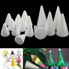 15pcs 7/10cm White Cone