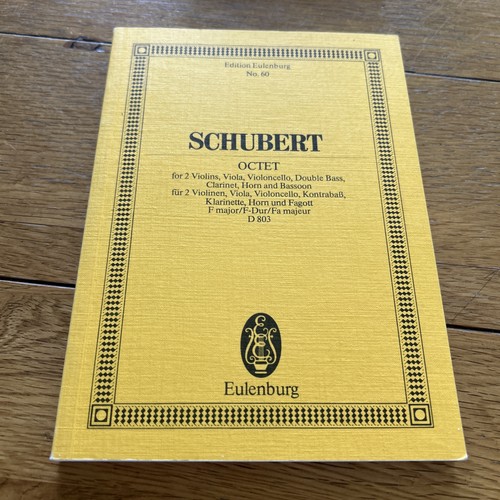 Schubert octet for two violins - for,