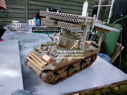 Tank 16th sherman - rc,
