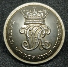 Royal Wiltshire Militia 25mm Button By Firmin 