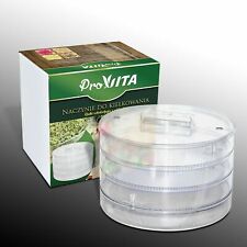 3 TIER SPROUTER Healthy SEEDS GERMINATOR Organic Seed SPROUT Kitchen