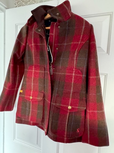 Joules tweed coat size - joules,