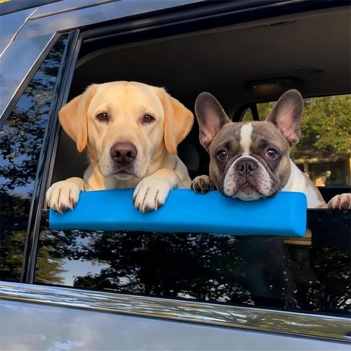 Car window chin rest - for, dogs