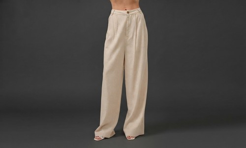 Female linen trousers for - female,
