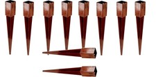 10 X 75mm Fence Post Spike