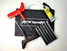 MOTORCYCLE CAR VAN TUBELESS TYRE PUNCTURE REPAIR KIT TIRE TOOL PLUG EMERGENCYeBa