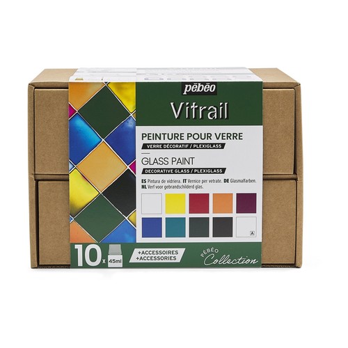 Pebeo vitrail glass painting - vitrail,
