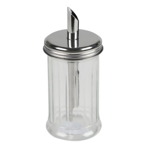 Sugar shaker 300ml glass jar - sugar,