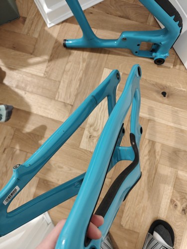 Yeti carbon frame - yeti, rear