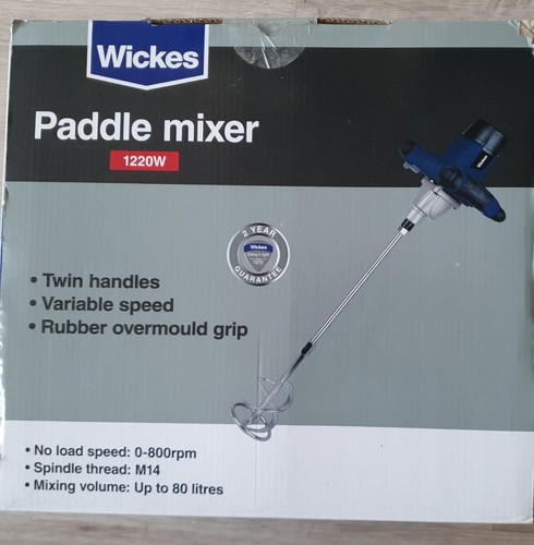 Wickes 1220w paddle mixer - wickes,
