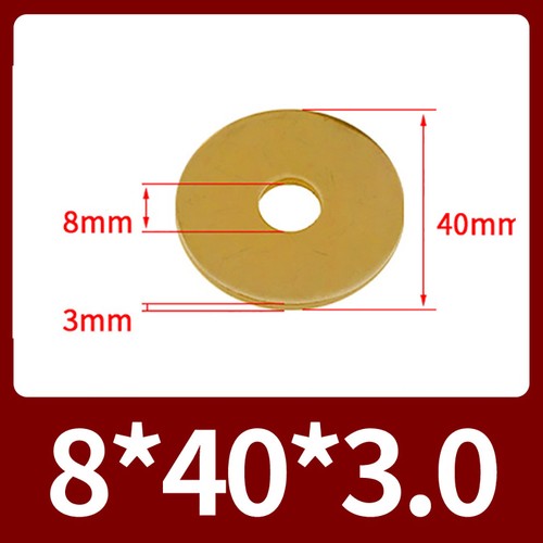 Brass flat penny - flat, repair