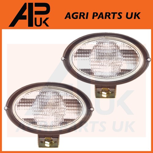 Pair oval work lights mini - oval,