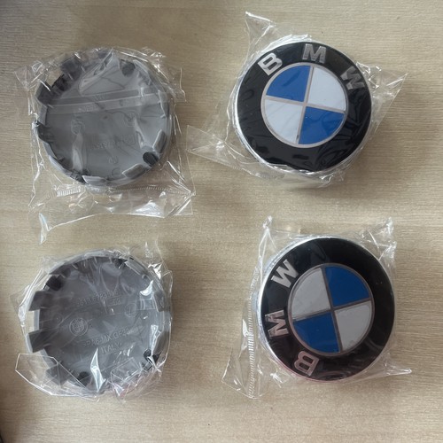 Bmw wheel centre caps set - set, of
