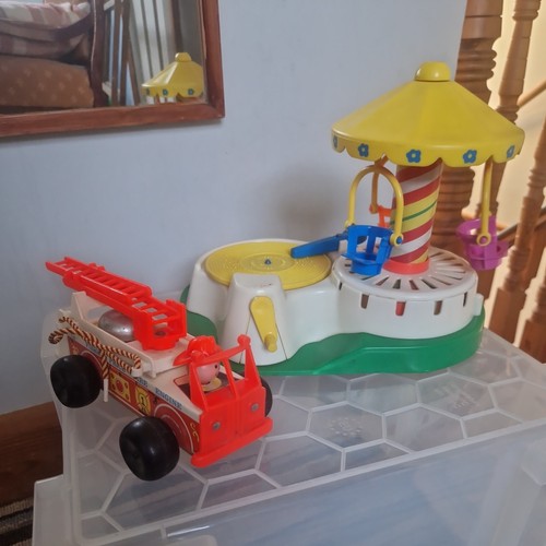 Vintage fisher price toys fire - fisher,