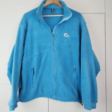 Men's Lowe Alpine Fleece Polartec Aleutian 255 Blue Full Zip L 48" Outdoor
