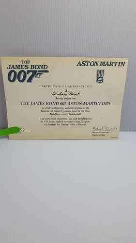 Danbury mint aston martin - danbury,