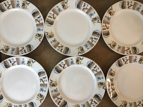 Set six vintage 1960s - set,