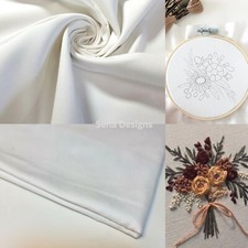 Plain Thick White 100% Cotton