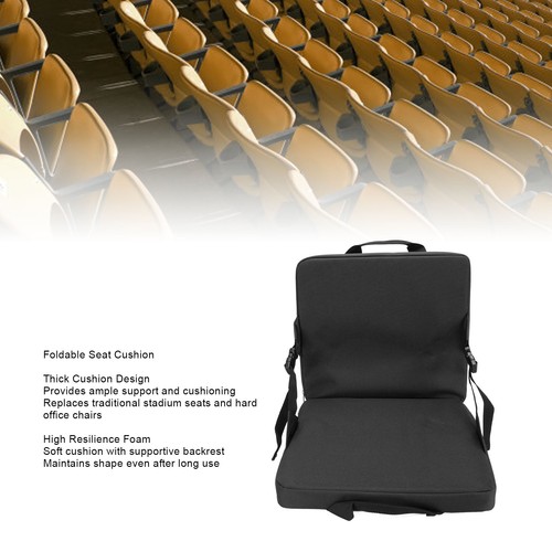 Folding stadium seat cushion - °folding,
