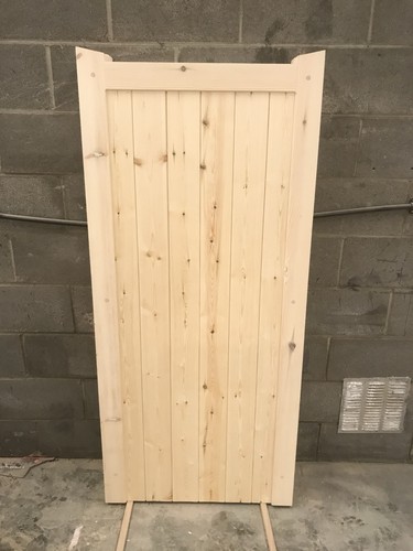 Wooden side gate - side, mm