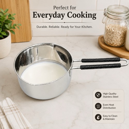 Stainless steel milk pan - milk,