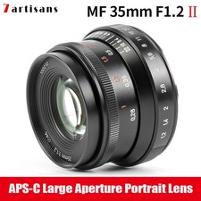 7Artisans 35mm F1.2 Mark II APS-C Prime Lens for Fujifilm Fuji X Mount Cameras