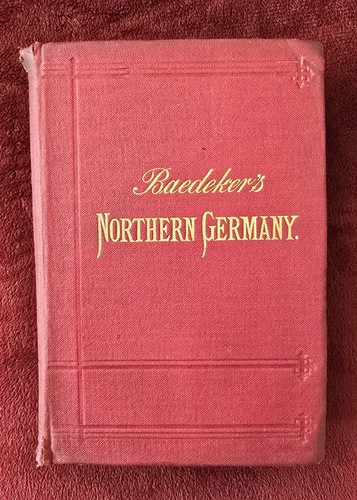 Antique book baedeker s - antique, baedeker's