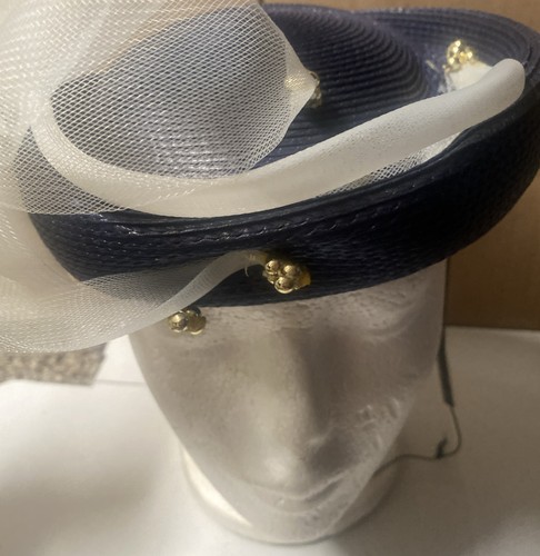 Women royal blue pillbox - royal,