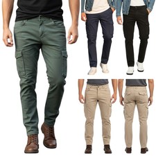 Mens Cargo Trousers Regular