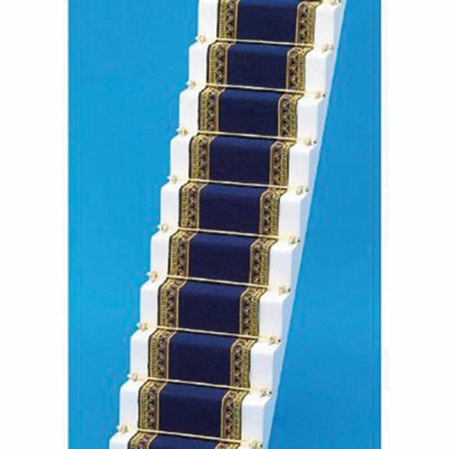 Navy gold edged - navy,