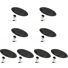 8pcs Fascinator Hat Base Sinamay Hat Round Sinamay Base Church Wedding