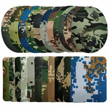 2x Camouflage Patches Iron On